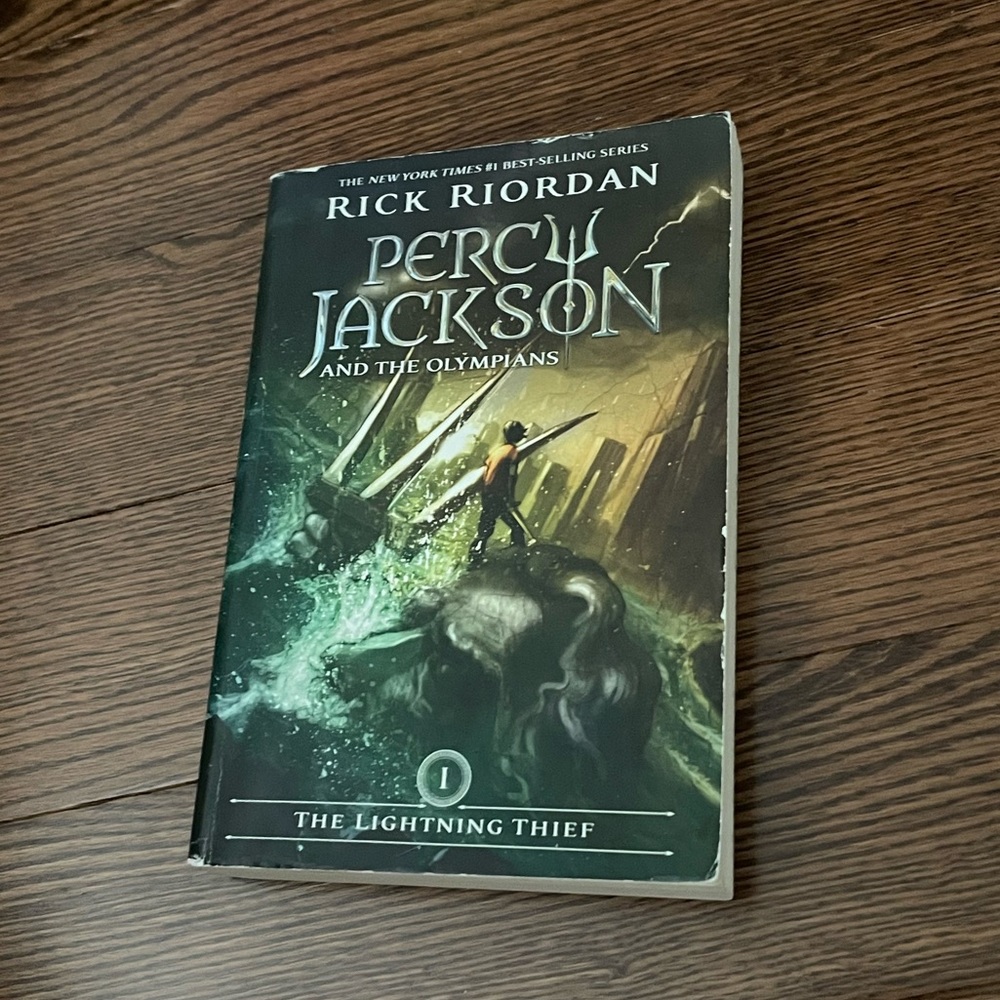 Percy Jackson and the Olympians by Rick Riordan - Paperback